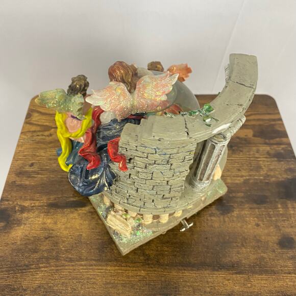 Christopher Radko Nativity Snow Globe Limited Edition Vintage 90s Christmas Ange - Picture 11 of 16